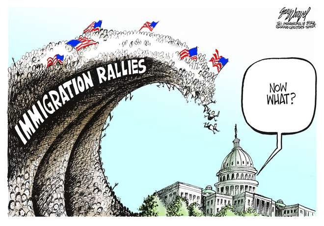 Editorial Cartoons by Gary Varvel - gv0412c - 12 April 2006 