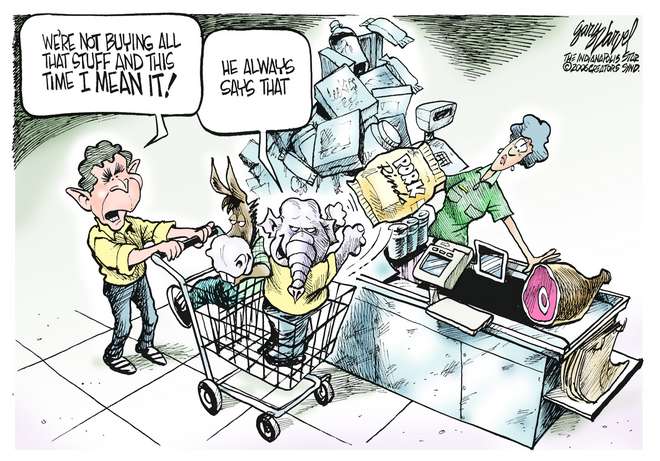Editorial Cartoons by Gary Varvel – gv0501c – 01 May 2006