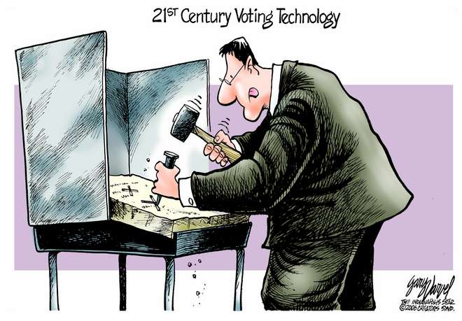 Editorial Cartoons by Gary Varvel – gv0508c – 08 May 2006