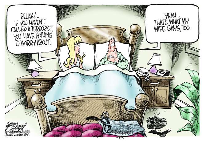Editorial Cartoons by Gary Varvel – gv0515c – 15 May 2006