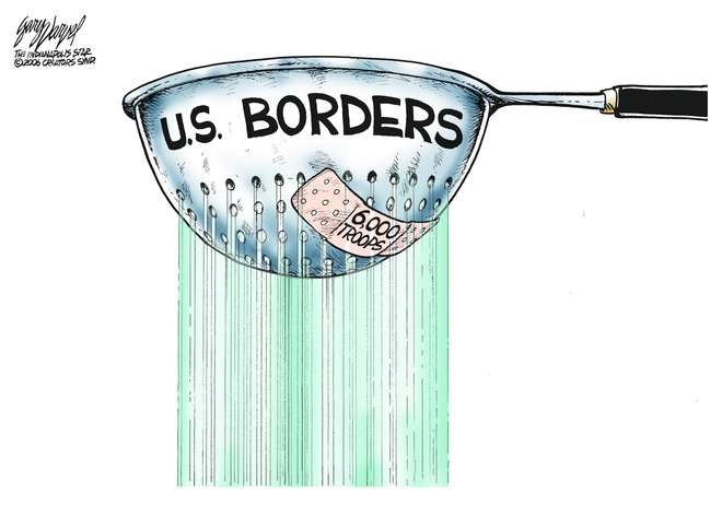 Editorial Cartoons by Gary Varvel – gv0517c – 17 May 2006