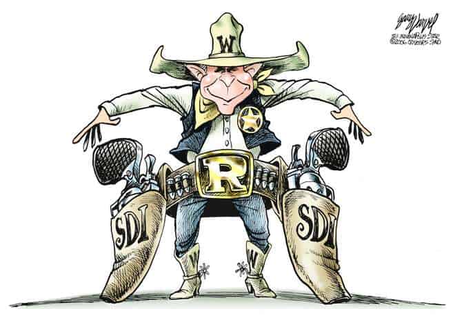 Editorial Cartoons by Gary Varvel - gv0622c - 22 June 2006 