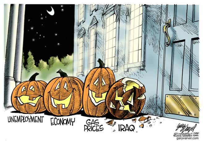 Editorial Cartoons by Gary Varvel – gv1027cd – 27 October 2006