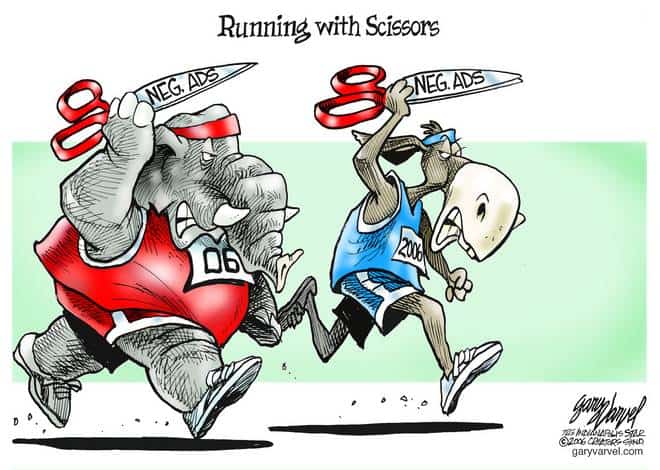 Editorial Cartoons by Gary Varvel - gv1030acd - 30 October 2006 