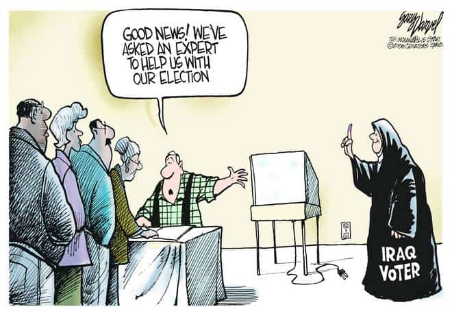 Editorial Cartoons by Gary Varvel - gv1108cd - 08 November 2006 