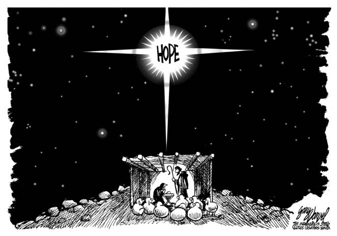 Editorial Cartoons by Gary Varvel – gv1222cd – 22 December 2006