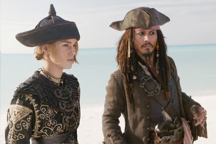 Elizabeth Swann and Johnny Depp