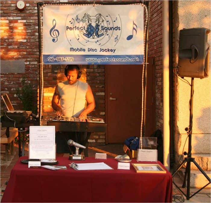 Perfect Sounds Disc Jockey keeps us entertained all evening. Perfect Sounds Disc Jockey keeps us entertained all evening.