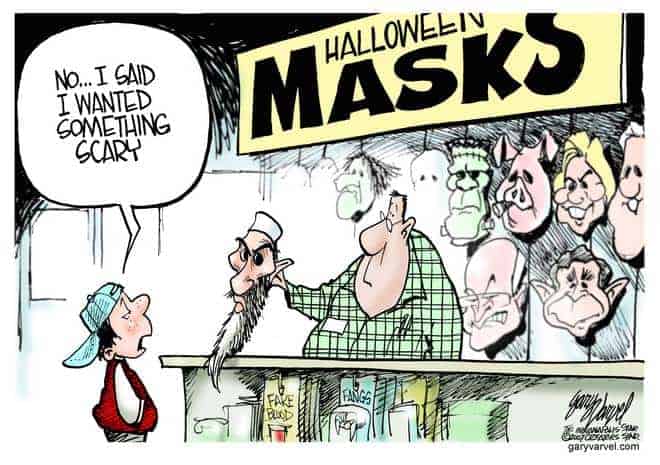 Editorial Cartoons by Gary Varvel – gv20071029bcd – 29 October 2007