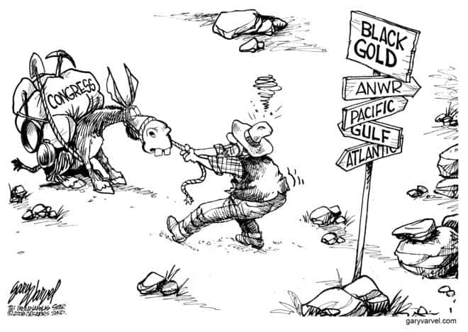 Editorial Cartoons by Gary Varvel – gv20080613d – 13 June 2008