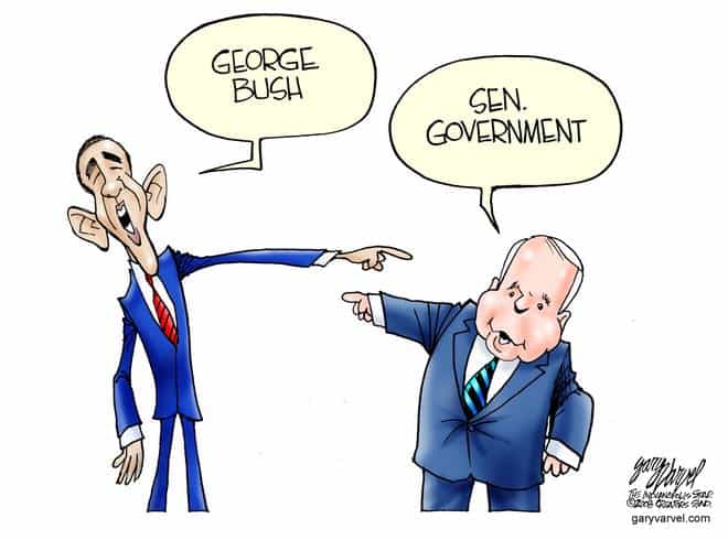 Editorial Cartoons by Gary Varvel – gv20081020cd – 20 October 2008