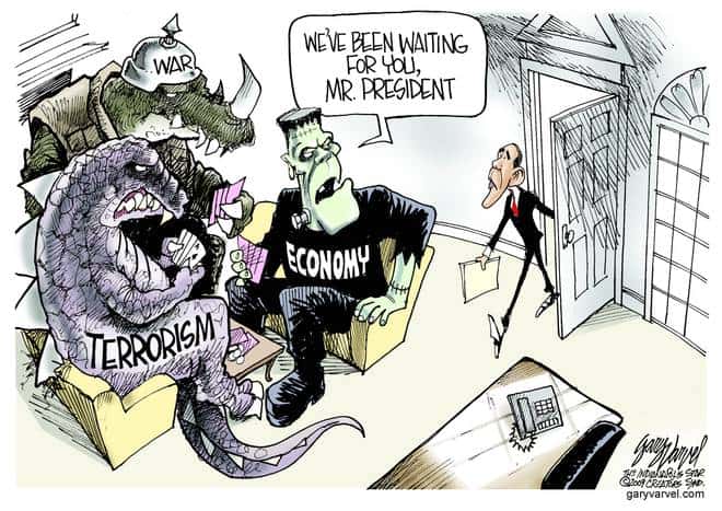 Editorial Cartoons by Gary Varvel – gv20090121cd – 21 January 2009