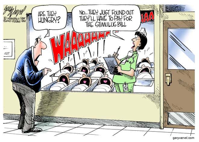 Editorial Cartoons by Gary Varvel – gv20090210cd – 10 February 2009