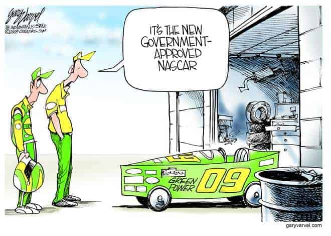 Editorial Cartoons by Gary Varvel - gv20090727bcd - 27 July 2009 