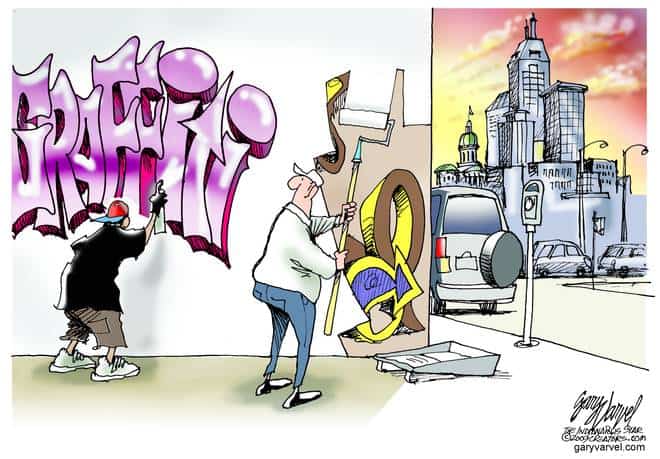 Editorial Cartoons by Gary Varvel – gv20090904cd – 04 September 2009