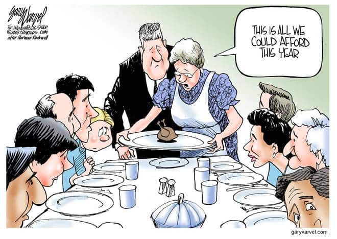Editorial Cartoons by Gary Varvel – gv20091123cd – 23 November 2009