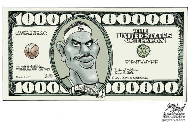 US devalues currency, changes from dollars to LeBrons US devalues currency, changes from dollars to LeBrons