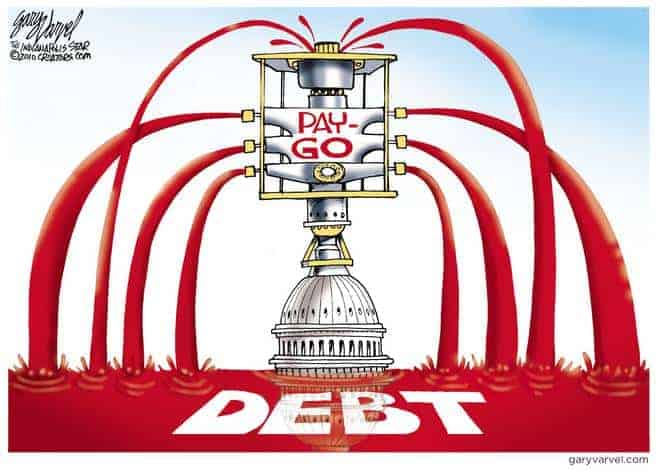OOPs, US Government has sprung a red ink leak.