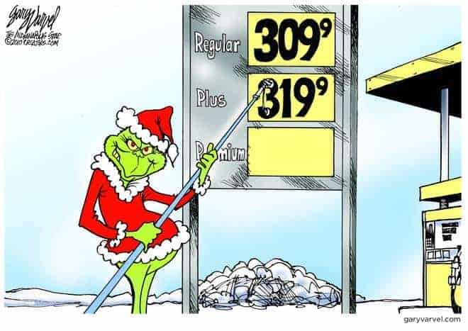 The Christmas Grinch Sets Gas Prices