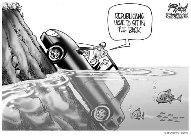 Editorial Cartoons by Gary Varvel – gv2010102810cd – 28 October 2010