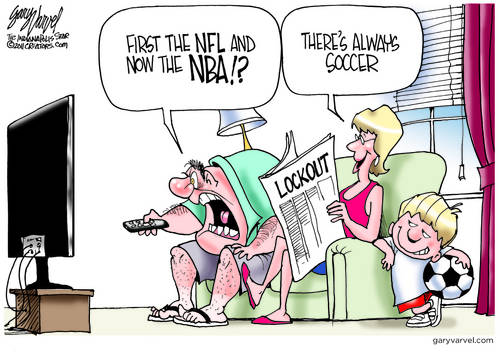 Lockouts on Football and NBA, What Can a Man Do?