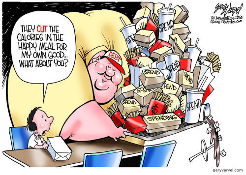 Cut Back On Kids Calories, Boost Debt Calories