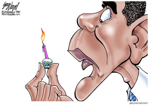 USA Gives Obama Best Birthday Cake It Can Afford