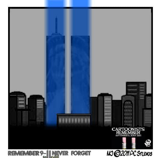 2011 9 11 Commemorative MJ NFP Cartoonist