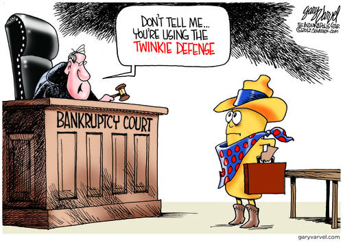 In Bankruptcy Court, The Twinkie Defense Works Every Time