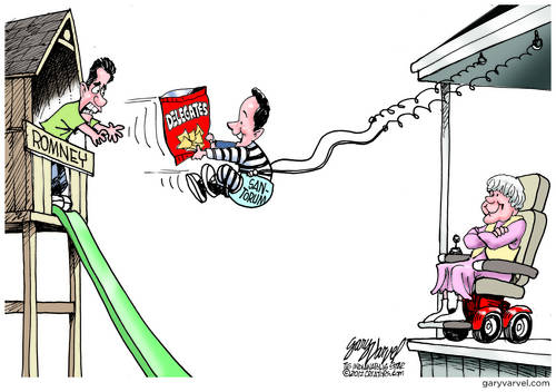 Rick Santorum Steals Delegates From Mitt Romney Three Times