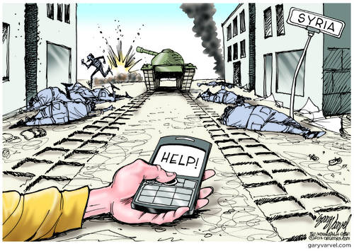 Syrians Call For Help (Again) Using New Technology