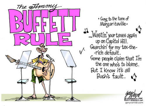 Obama Invokes Jimmy Buffet Rule – It is Bushs Fault