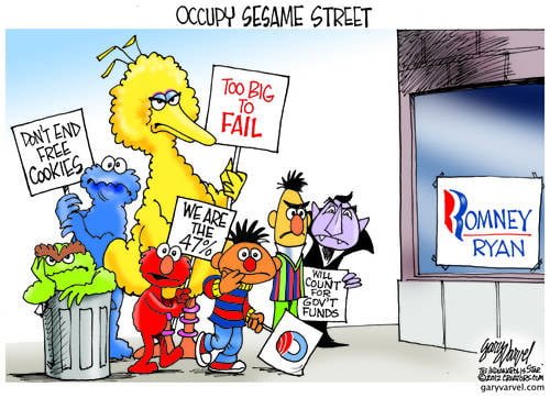 Big Bird Millionaires Protest Loss Of Government Bailouts