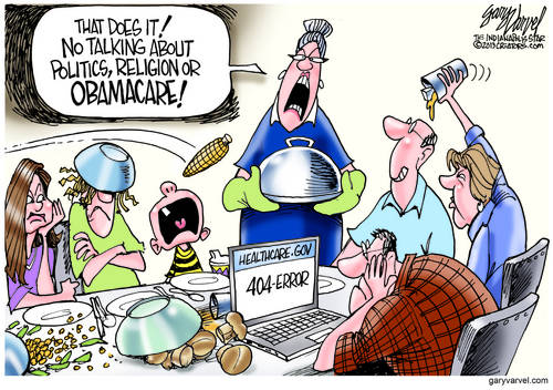 Editorial Cartoons by Gary Varvel – gv2013131127dAPC – 27 November 2013