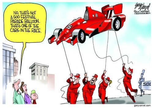 Cars in the Indianapolis 500 Are Now So Light They Float On Air