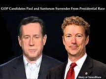 GOP Candidates Paul and Santorum Surrender From Presidential Race 1 paul-santorum-exit-presidential-race