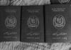 Three Pakistan Passports of Pakistani Hindu Refugees