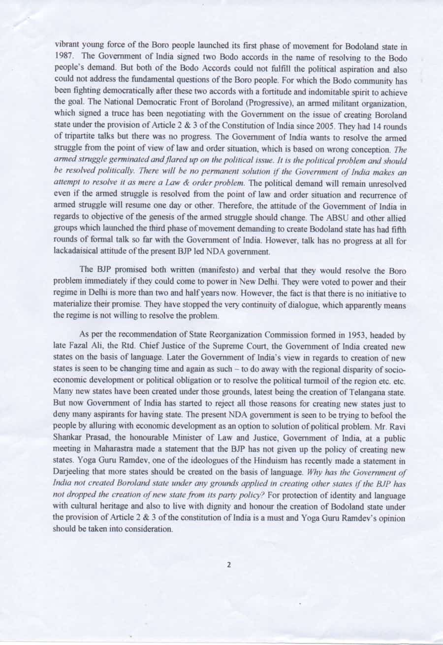 highway blockade press release part 2