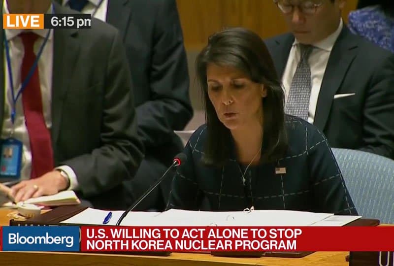 US Proposed Naval Blockade of North Korea Through UN