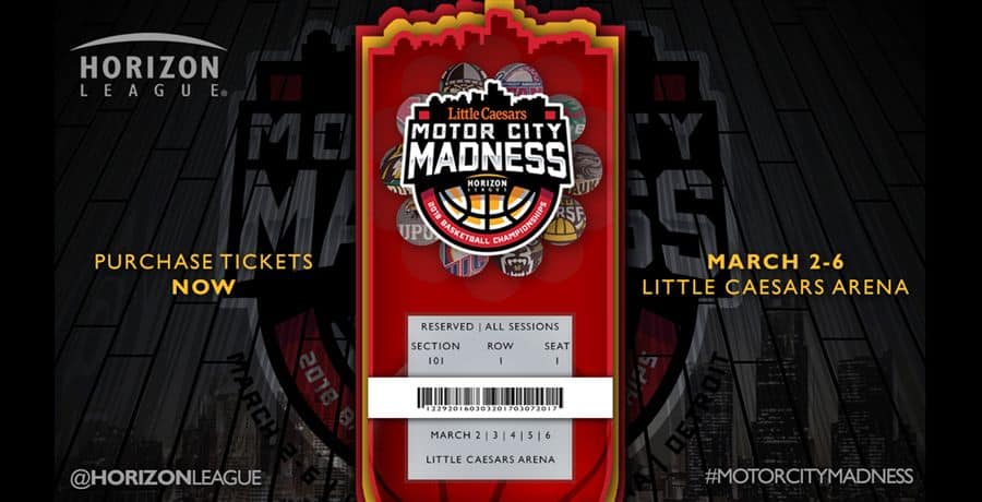 2018 Motor City Madness logo UofD Mercy