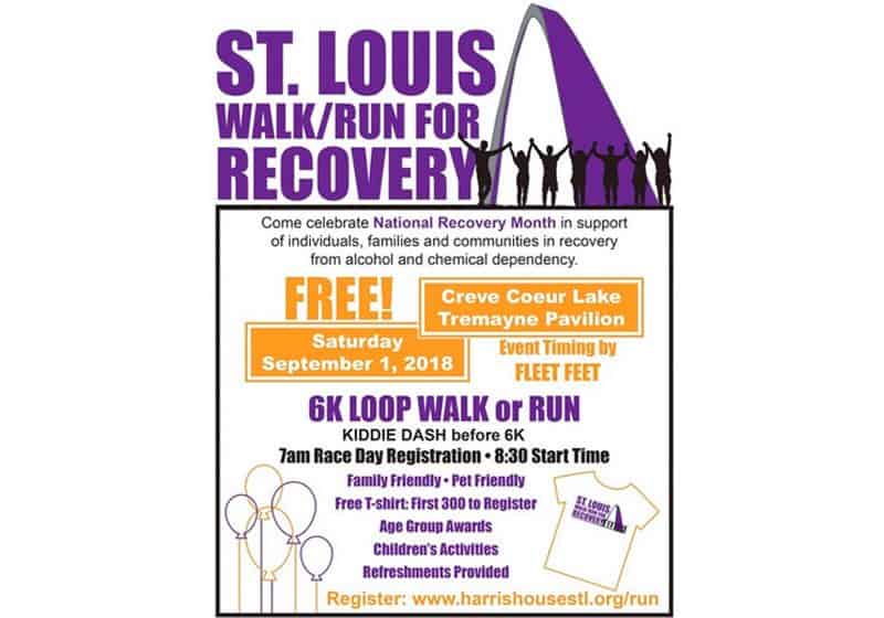 Harris House Supports St. Louis Walk/Run for Recovery