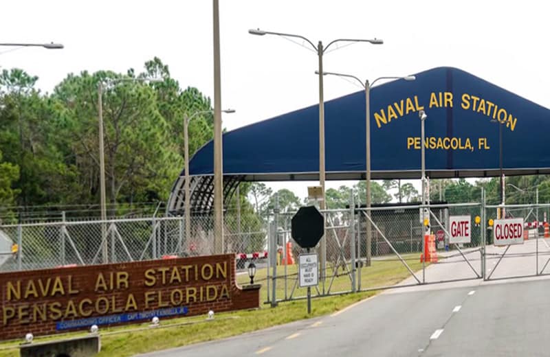 naval air station pensacola fl. Photo: NewsBlaze screenshot from youtube.