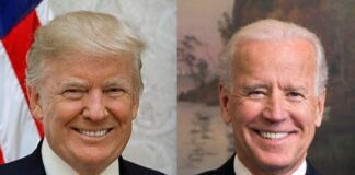 Second Biden - Trump Showdown. public domain images.