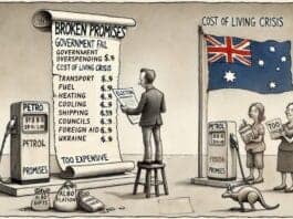 Broken Promises Government Fails Cost of Living Crisis. NewsBlaze AI image.
