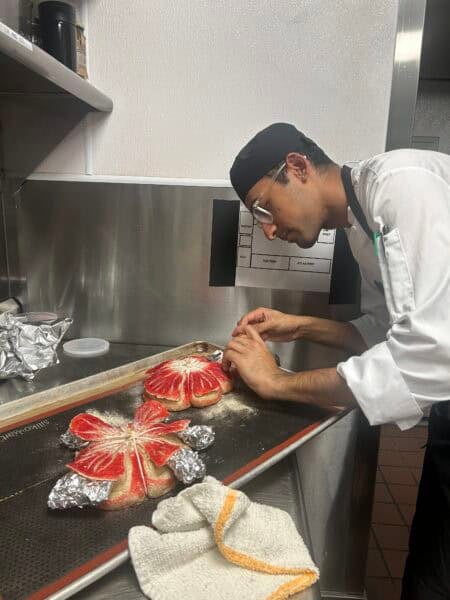 chef in kitchen 