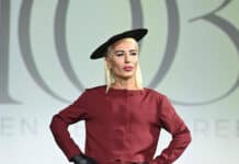 Genderless Icon Elton Ilirjani Closes 1003 Show in a Daring Finale at Asian New York Fashion Week Elton Ilirjani