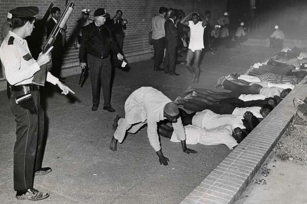 American Dope: Texas Marijuana Laws Changed—After Black Power Activist—Got 30 Years for Giving Houston Cop—A Weed Joint 4 Houston Police Arrest TSU Students in 1967, Image: Texas History Archive