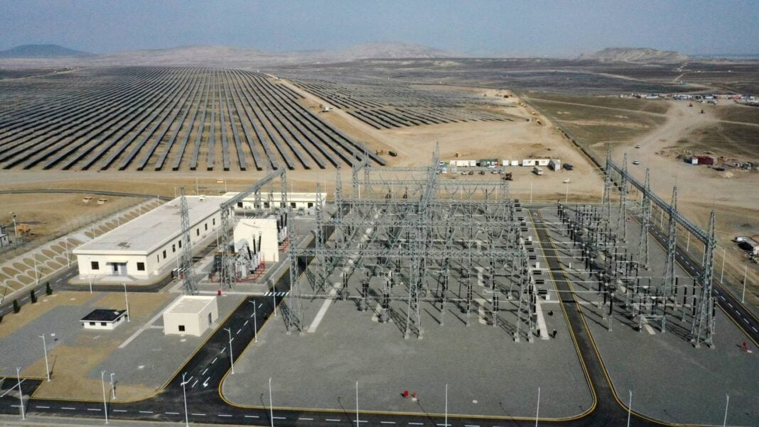 Garadagh Solar Power Plant in Azerbaijan, a major part of the Azerbaijan renewable energy push