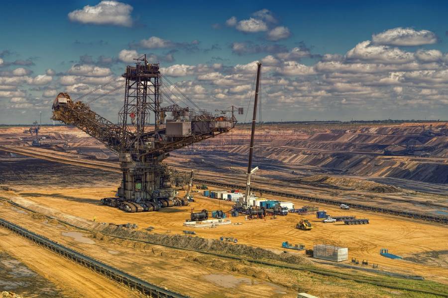 Bitcoin mining equipment representing crypto energy use and electricity demand