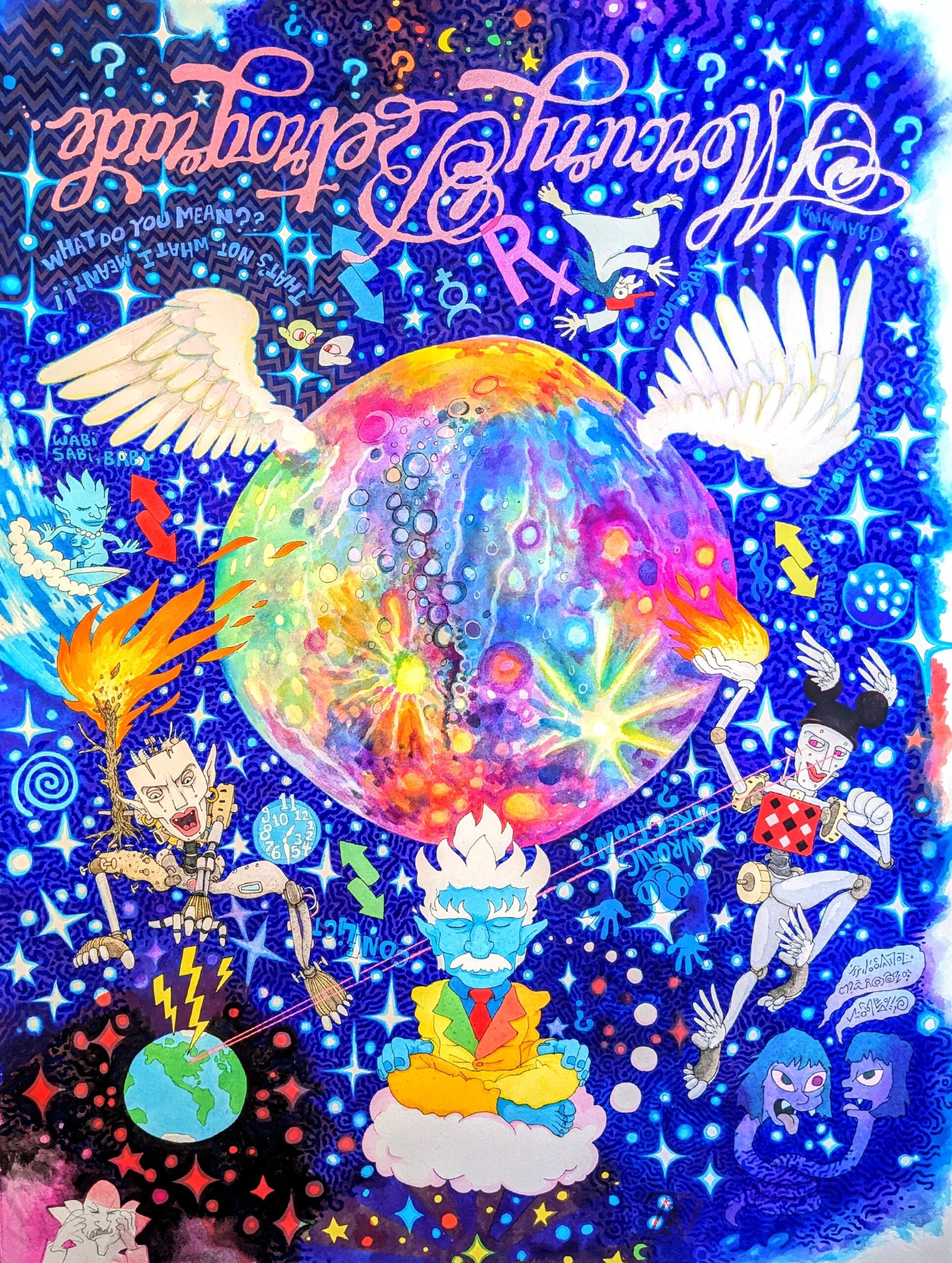 Jack Bride: Weaving Astrology, Full Moons And Comics Into His Unique Artistic Vision 8 Jack Bride: Weaving Astrology, Full Moons And Comics Into His Unique Artistic Vision 8